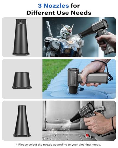 OQTIQ Compressed Air Duster for 40mm Motor, Turbo Fan for 450g Airflow