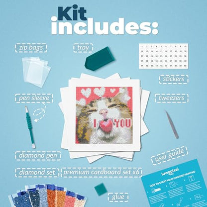 LuwoArte Painting Kit – Japanese Theme (Kittens) - color: Kittens