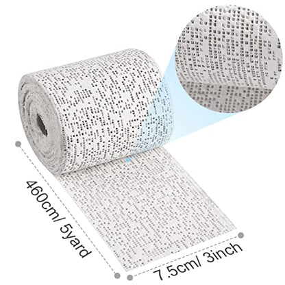 45ft - 211ft Plaster Cloth Rolls White Gauze Strips Wrap Bandages for Craft Belly Cast Mask Making Body Molds Scenery Art(3inch x 136 Feet, White) - size: 3 Inch x 136 Feet