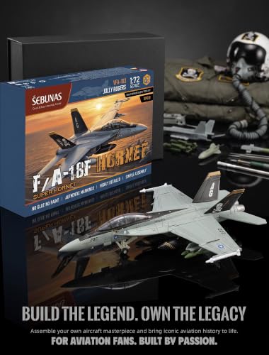 1:72 Scale F-18 Jolly Rogers Fighter Jet Quick Assembly Model Kit - color: 5.f-18