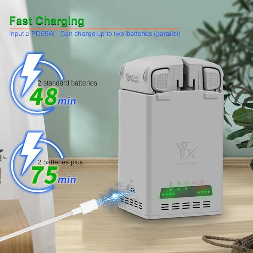 65W Two-Way Battery Charger with Storage Charge for DJI Lito 1 X1