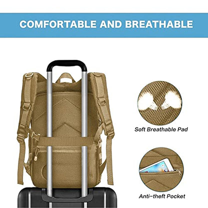 MOSISO Camera Backpack, DSLR/SLR/Mirrorless Tactical Camera Bag Case - color: Khaki