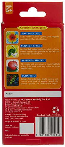 Faber Castell Oil Pastels, Pack Of 15