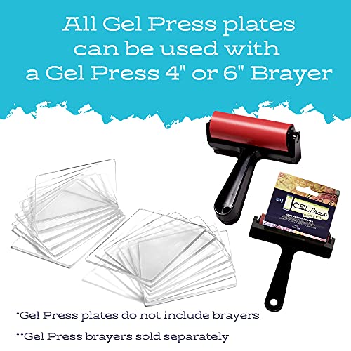 Gel Press Gelli Printing Plates - (Size: 6" X 6") - 10800-12PACK - size: 6"x 6"