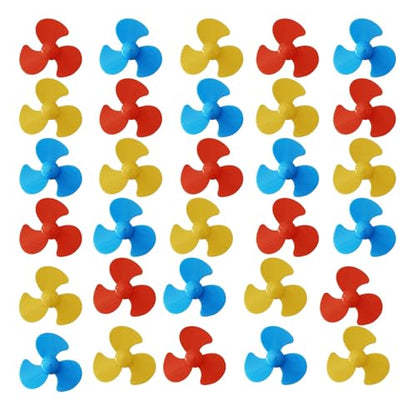 30PCS Propeller Props, be Suitable forMiniature DC Motor 2mm axis Propeller Small-Scale Production of Motor Fan Blades by Science and technologTightly Close fit130 motormaterial skrnrhrery