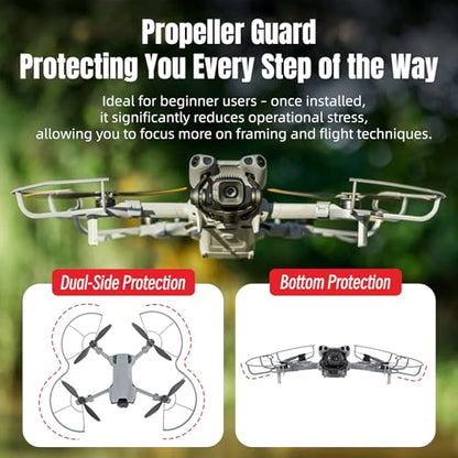 Propeller Guard for Mini 5 Pro Quick Release Removable Prop Blade Protector Compatible with DJI Mini 5 Pro Accessories