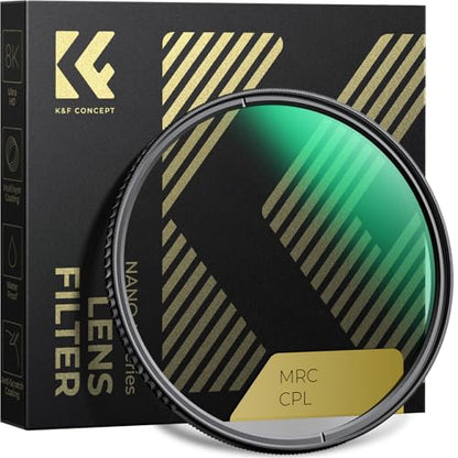 K&F CONCEPT 46mm Circular Polarizer Lens Filter with 28 Multi-Layer Coated - size: 46mm