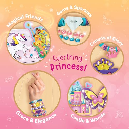 Imagimake Princess Craft Kit, 10 Mess-Free Creative Activities for Girls - style: Princess Craft Kit