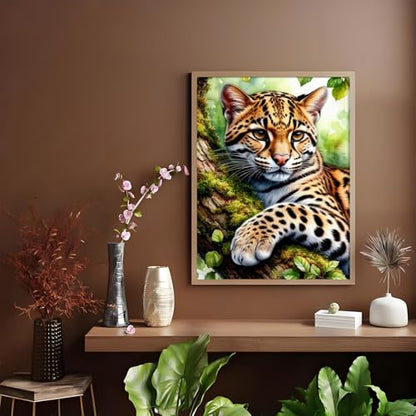 XIYOUVIGOR Diamond Painting Kits for Adults, Leopard Diamond Art Kit - color: Animal (Leopard)