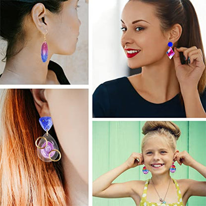 LET'S RESIN Earring Resin Molds, 171Pcs Jewelry Making Kit - color: Geometric Earring Molds