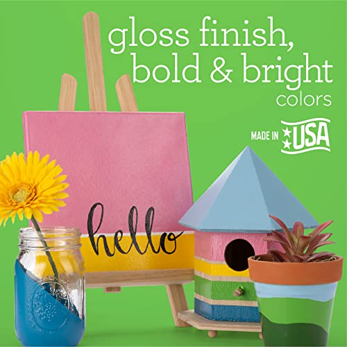 Apple Barrel Gloss Finish Acrylic Paint, 2 oz., Fruit Punch - color: Fruit Punch, size: 2 Fl Oz (Pack of 1)