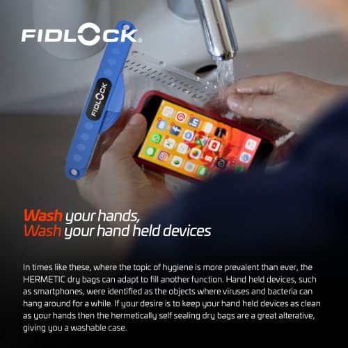 FIDLOCK Hermetic Dry Bag Flexible Magnetic Bag, Multi, Blue - color: Blue, size: Multi