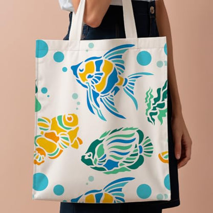 Coral Fish Stencil, Cute Animal Reusable Painting Template - style: Coral Fish