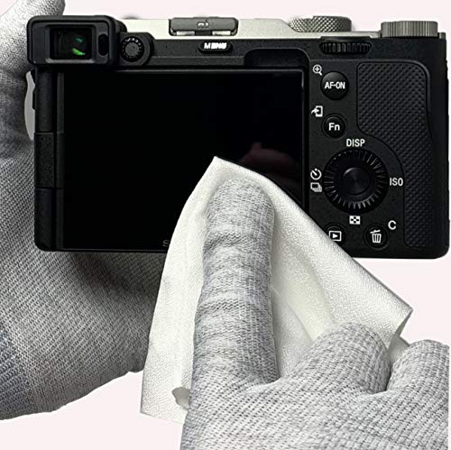 UES 80 Packs of Superfine Lint Free Microfiber Cloth for Lens Cleaning - size: 80pcs