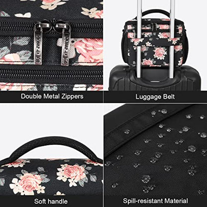 DOMISO Camera Bag Case Waterproof Anti-shock Shoulder Bag, Flower - color: Flower