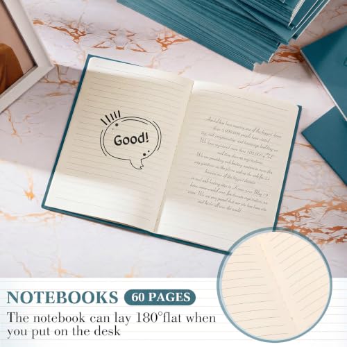 Mimorou 100 Pcs A5 Journals Notebooks Bulk,Dark Green,Lined - color: Dark Green, style: Lined