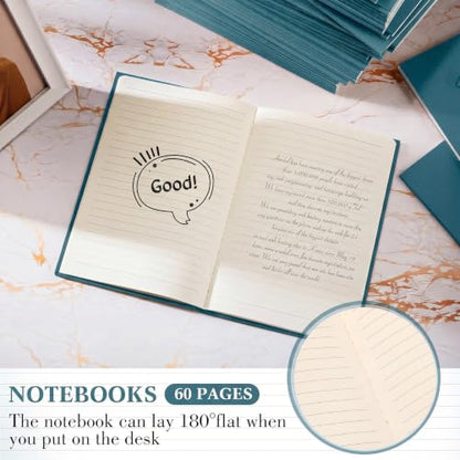Mimorou 100 Pcs A5 Journals Notebooks Bulk,Dark Green,Lined - color: Dark Green, style: Lined