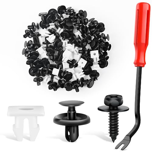 Nilight 101Pcs Engine Under Cover Push-Type Retainer for Lexus &Toyota - color: For Toyota Lexus - 101 Clips