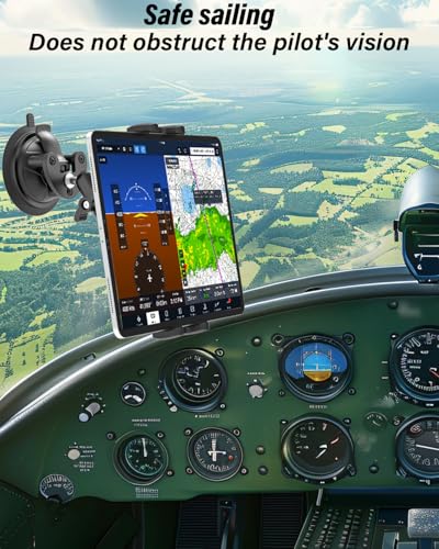 Charchendo ProAviator Suction Cup Tablet Mount, No-Shake Pilot Holder
