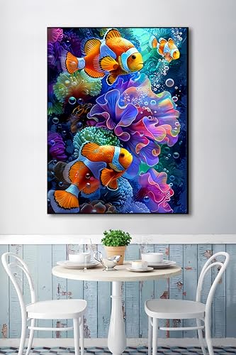 Clownfish 5D DIY Diamond Painting Kits for Adults - color: KM928-1