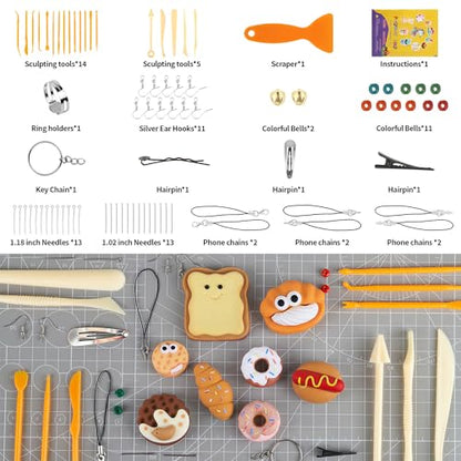 Aestd-ST Polymer Clay 72 Colors, Oven Bake Modeling Clay for Kids & Artists - color: 72-B Colors
