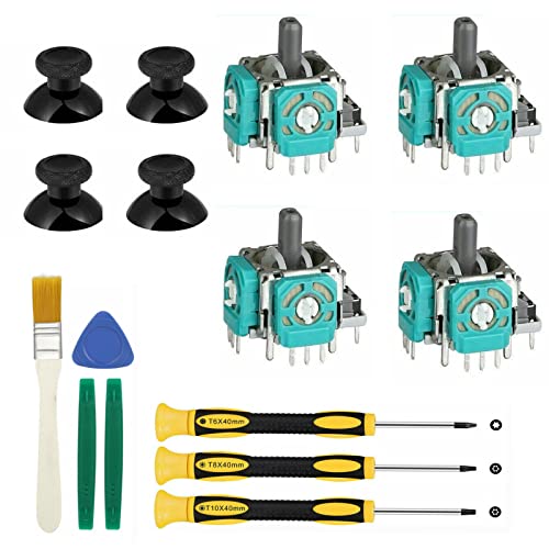 4pcs Replacement Joystick Thumbsticks for Xbox One S/X Controller