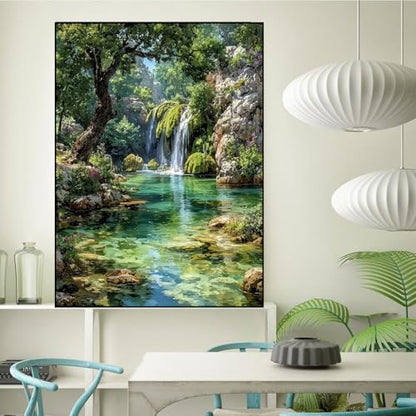 WUDWL Landscape Paint by Numbers Kit for Adults,Color By Numbers for Adults - color: YH03433