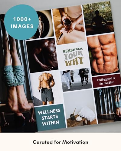 Lamare Vision Board Book for Men - 1000+ Images & Vision Board Supplies - style: For Men
