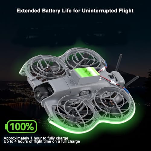Waterproof Brightness-Adjustable Light Strip for DJI Neo2 Rechargeable LED Night Flight Lamp Belt Drones Accessories Enhanced Visibility with Vibrant Colors (Blue) - color: Blue