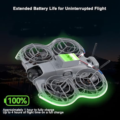 Waterproof Brightness-Adjustable Light Strip for DJI Neo2 Rechargeable LED Night Flight Lamp Belt Drones Accessories Enhanced Visibility with Vibrant Colors (Blue) - color: Blue