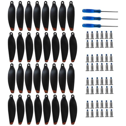 32Pcs - Propellers Blades Fit for DJI Mini 4K, Mini 2, Mini 2 SE & Mini SE, Replacement Low-Noise and Quick-Release Props Wings for DJI Mini 4K, Mini 2, Mini 2 SE & Mini SE, Drone Accessories