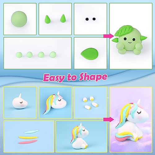 Modeling Clay Kit, 40 Colors Air Dry Clay - color: 40 Colors