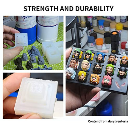 Siraya Tech Defiant 15 Platinum Silicone Mold Making Kit,Clear, 35.3 Oz - color: Translucent 15A Hardness