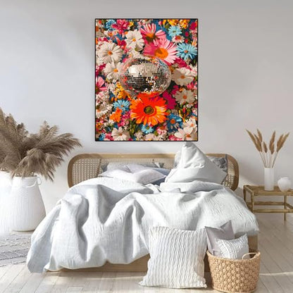 Paintcolor Flowers Ball Paint by Numbers for Adults Beginners - color: ball