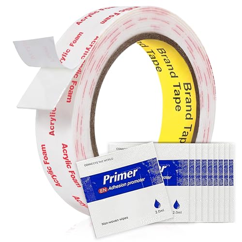 Tapsi Heavy Duty Removable Double Sided Tape, 1 Inch x 9.85 Feet