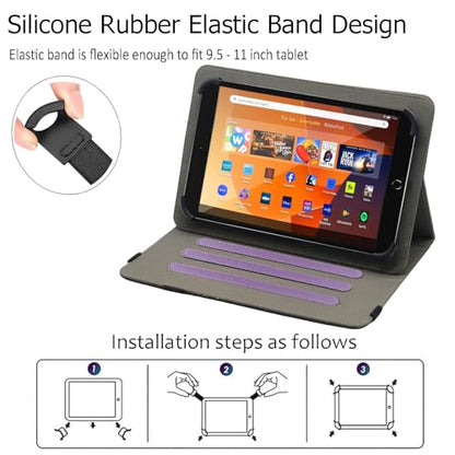 Universal 10 10.1 11 Inch Android 16 15 Tablet Case Cover - color: 04 Purple