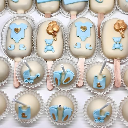 Baby Shower Silicone Fondant Molds Set for Chocolate Candy