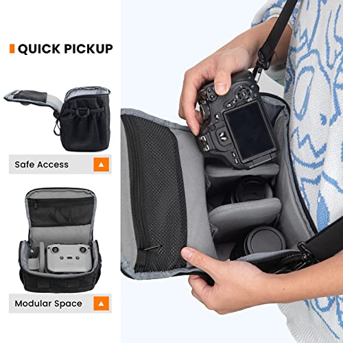 TARION Compact Camera Sling Messenger Bag for DSLR Mirrorless 4L TSB-S - size: TSB-S (4 Liters)