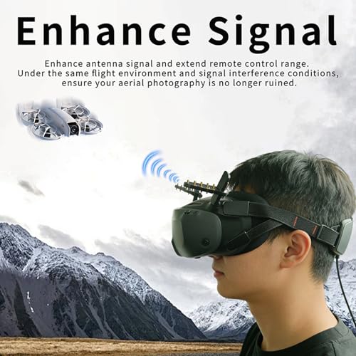 2-Pack Yagi Antenna Signal Booster for Antigravity Vision & N3 FPV Goggles – Extend Remote Control Range for Antigravity A1 & NEO2 Drones, Plug and Play, Enhanced Signal Reception