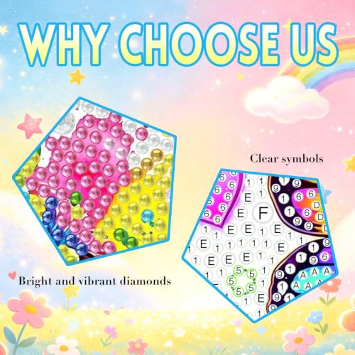 bleihum Turtle Diamond Art Kits for Kids with Round Frame 8X8 inch - color: CC1164-US