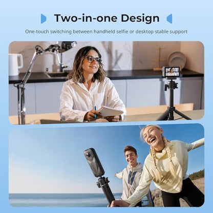 SmallRig 7.8-21.6in Action Cam Selfie Stick Tripod for DJI Action 5 Pro/4/3