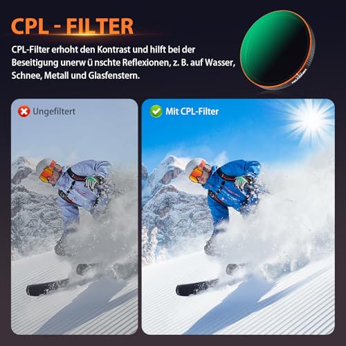 Action 5 Pro ND Filter Set - 4 Pack (CPL, ND8, ND16, ND32) - style: Action 4/5 Pro