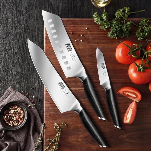 HOSHANHO 3-Piece Knife Set, Ultra Sharp Japanese Kitchen Chef Knife Set - size: 3.75"