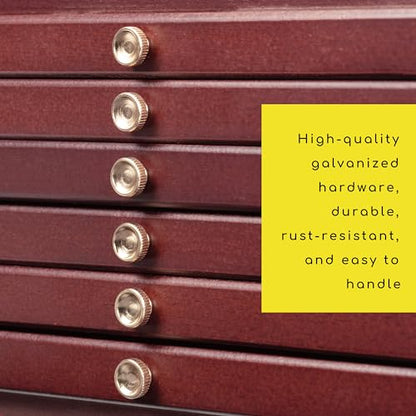 MEEDEN Art Supply Storage Box: 6 Drawers Pencil Organizer Craft Storage - size: 6 Layer Drawers