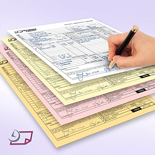 NextDayLabels Carbonless NCR Paper, 4 Part Reverse #5915, 8.5" x 11" - size: 8-1/2" x 11" 4 Part Reverse, 5915