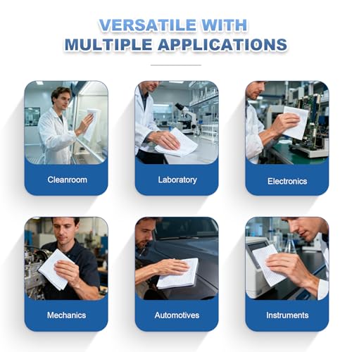 Anti-Static Microfiber cloths 12"x12"(100 Pcs,200GSM) - size: 12"x12" (Pack of 100)