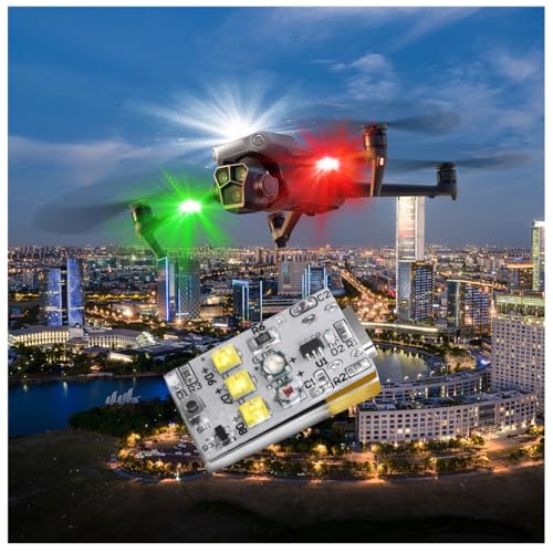 Drone Strobe Light w/Remote LED Anti-Collision Night for DJI - color: Strobe Light with Remote Control