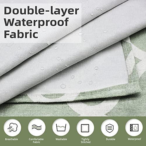 NLUS 2 Pack Kitchen Cooking Aprons, Adjustable Bib Waterproof Chef Apron with 2 Pockets for Men Women(Green Plaid/Grey Plaid) - color: Gray/Green