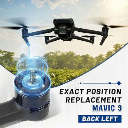 Mavic 3 Motor Rear Left Arm Replacement, Compatible with DJI Mavic 3 Drone Spare Parts - color: Rear Left