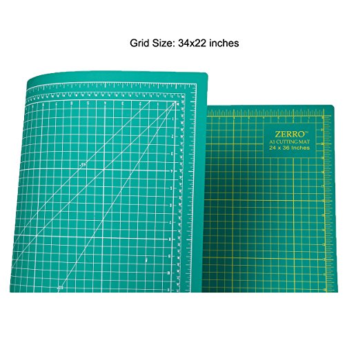 ZERRO Self Healing Cutting Mat 24" x 36", Double Sided & Non-Slip - size: 36"L x 24"W